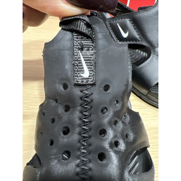 Nike Sunray Protect 2 Sandals Black Size 6C - Picture 7 of 8